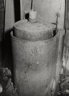 Interior.
Detail of plunger in gas house.