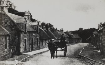 Copy of postcard showing view from S.