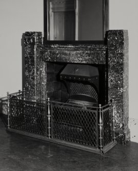 Interior.
Detail of fireplace, staircase hall.