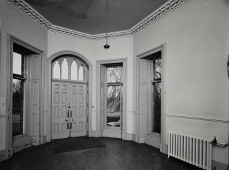 Interior.
View of front hall from S.