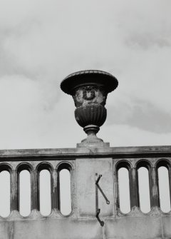 Detail of urn on parapet