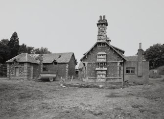 View of cottage and steading from S.