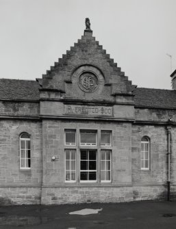 Detail of inscription on main front.