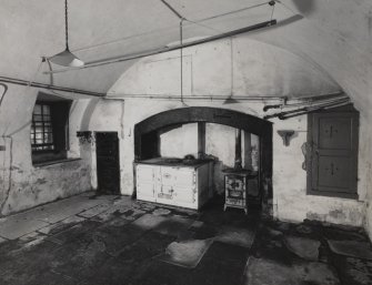 Interior.
View of W wing of kitchen quarters on ground floor.