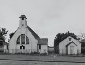 View from N showing church and 1934 church hall.