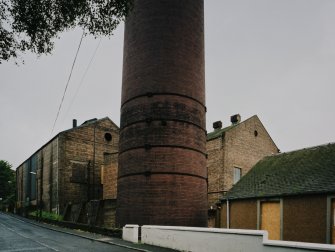 Detailed view of base of chimney