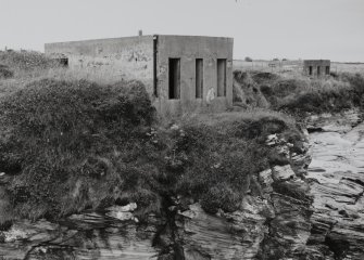 View of searchlight emplacements from South.