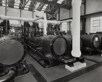 Pump room, interior.  
View from North East