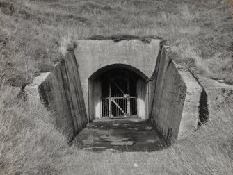 View of S tunnel's entrance from S.