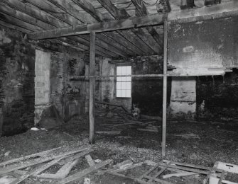 Interior.
First floor, view from SE.