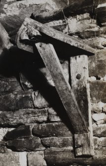 Interior.
Stables, detail of harness bracket.