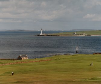 View of the High lighthouse and Hoy sound from the North West
