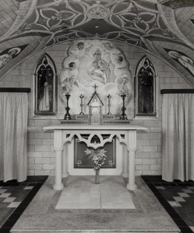 Interior -view of altar table at East end
