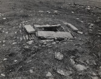 View of pit for gearing of the 'horse-gang' adjacent to the later range of farm buildings.