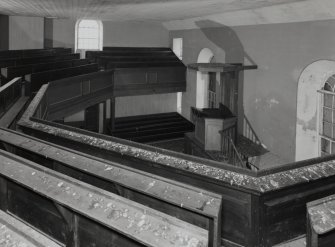 View of interior from balcony to north west
