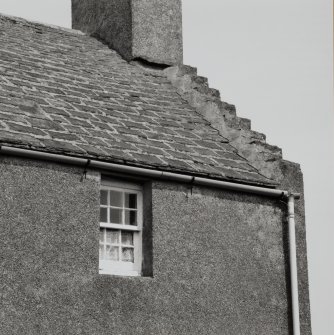 Detail of window and crow steps.