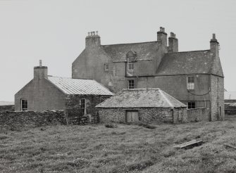 Scar Steading: View of house from E