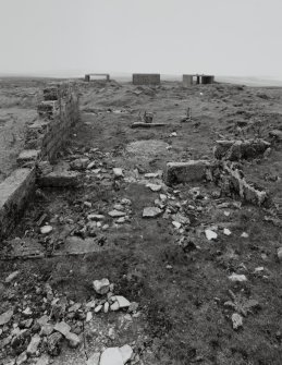 View of command post building from E.