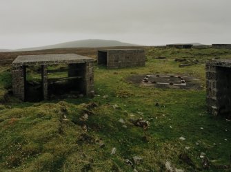 View of North battery and ammunition lockers from WNW.