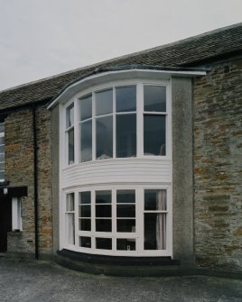 NE Side. Bay window. Detail.