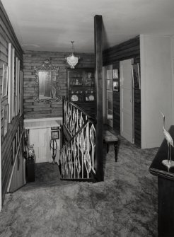 Interior. First floor. Stair Landing.