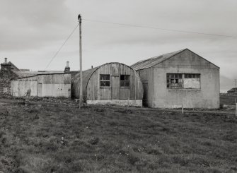 Orkney, Upper Gritley, Nissen Huts
View of huts from South