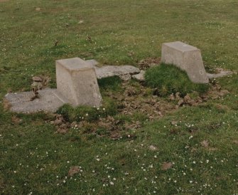 Detail of lorry ramp and iron rings