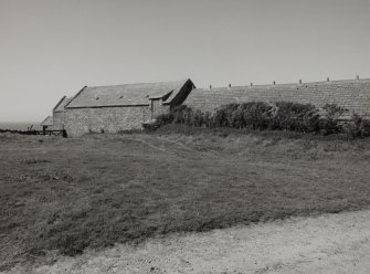 View of granary and byre from S