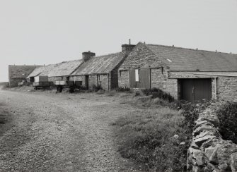 View of byre and workshop from NE