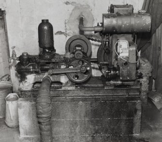 Detail of pump and engine (this was till in use on date of survey, supplying water for the house and steading)