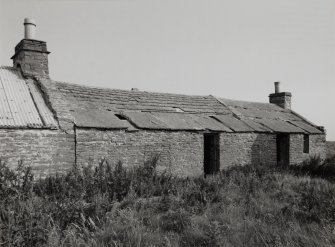 N-W range.  View of barn and workshop from S