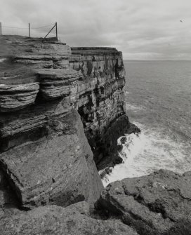 View of cliffs from N.