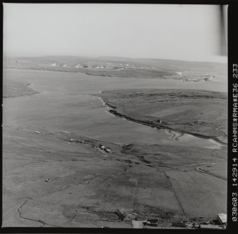 Oblique aerial view centred on the oil pipeline terminal, taken from the WNW.