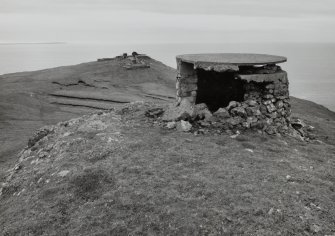 General view from E including shorebuilt observation post.