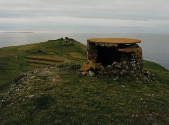 General view from E including shorebuilt observation post.