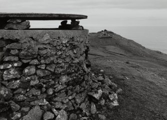 General view from E including shorebuilt observation post.