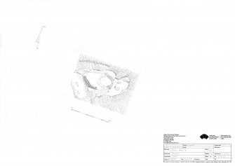 HES Survey Drawing: plan of fort, Craig Mony. 