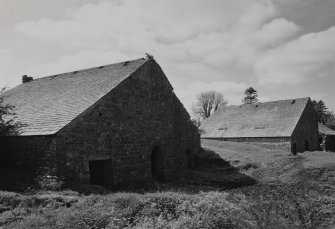 Argyll, Bonawe Ironworks, Charcoal Sheds.
General view of Charcoal Sheds from North-East.