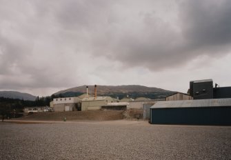 View from NW of northern part of works, comprising buildings dating from the establishment of the factory by the Ministry of Supply during World War Two (early 1940s)