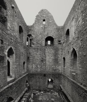 Carrick Castle, interior.
View of interior from North.