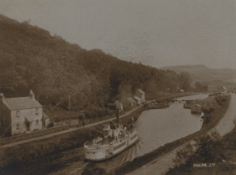 Cairnbaan, Crinan Canal.
General view, insc: '90694 J.V.'