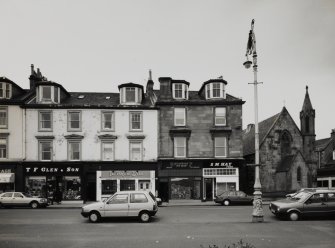Bute, Rothesay, 67-77 Victoria Street.
General view from North, including Scottish Episcopal Church.