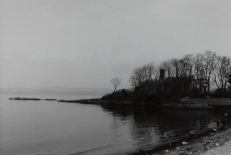 Bute, Rothesay, Ascog, Ascog Point, General.
General view showing church and salt pan.