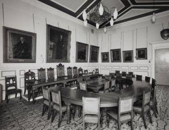 Interior, first floor, council chamber, view from south east