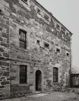 View from south east of north block, to rear of town hall