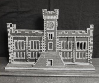 View of model of town house