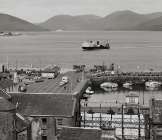 View from West, with Ferry 'Pioneer' in background.