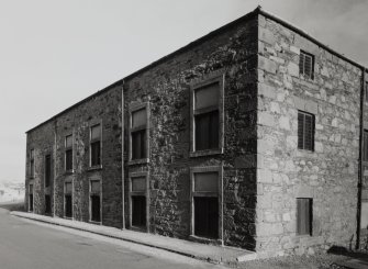 View from S of SW corner of floor-Maltings block (including Glebe Street frontage)