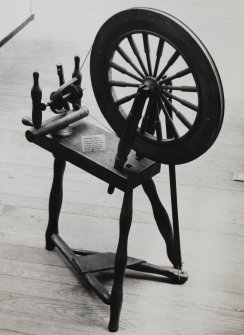 Campbeltown Museum.
General view of Spinning Wheel.