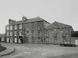 Campbeltown, Millknowe Road, Hazelburn Distillery.
General view of central part of facade from South-West.